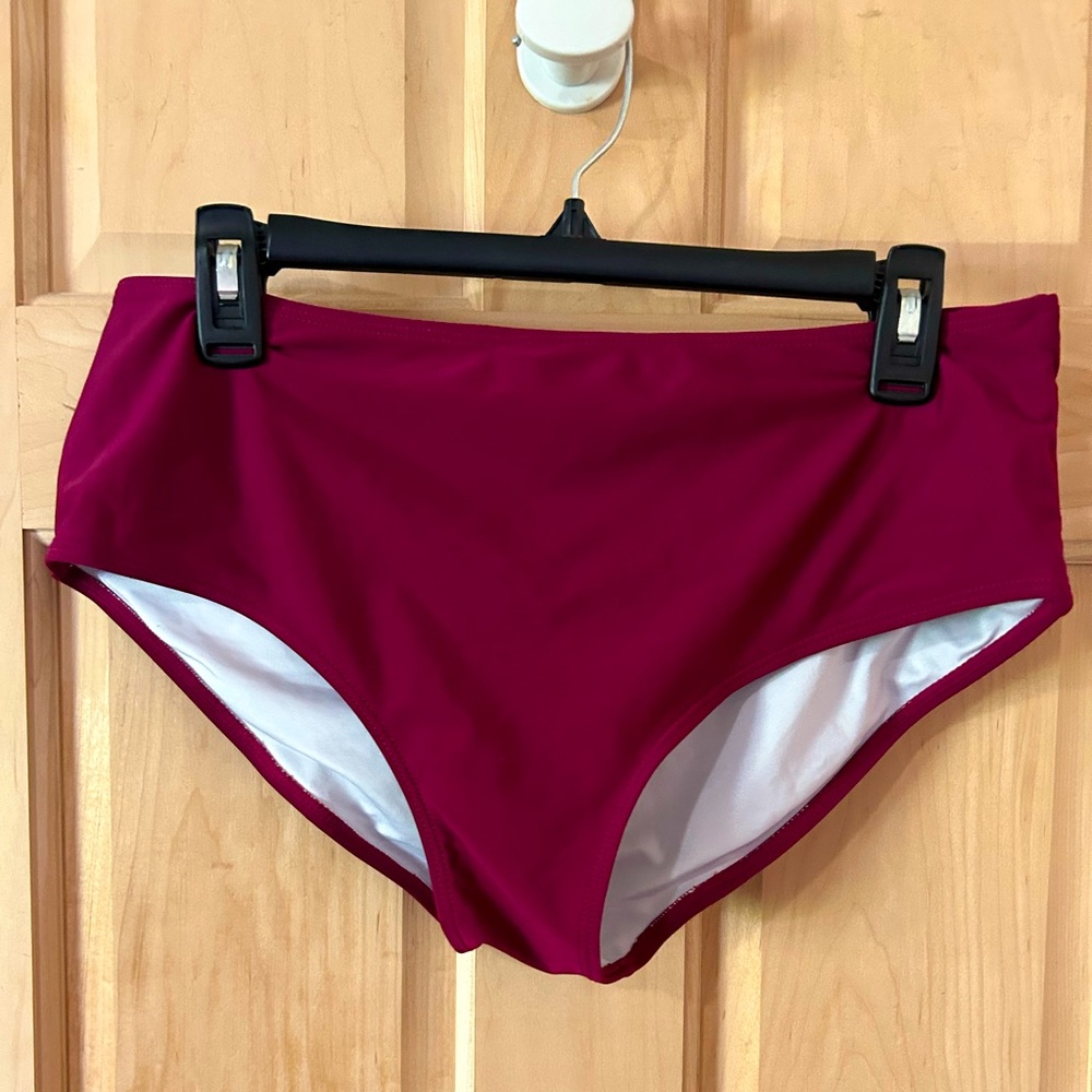 Plum beachsissi bikini bottoms